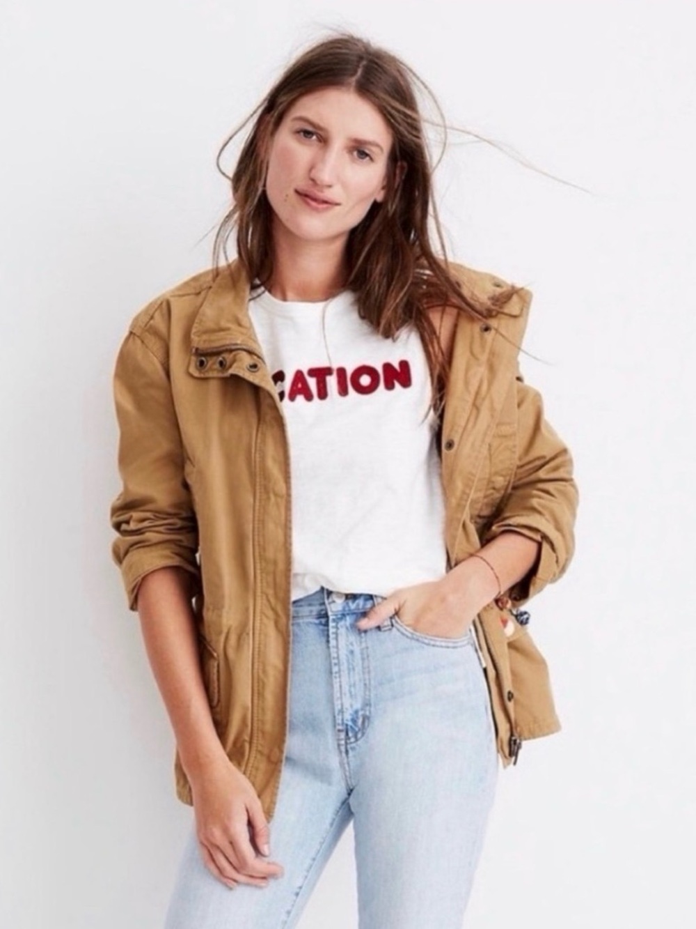 Madewell Prospect Jacket in Dark Sahara in Size L